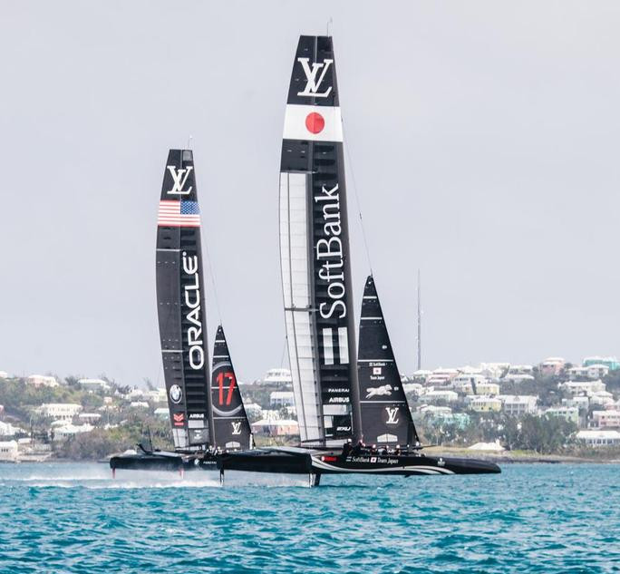 Americas Cup Practice Race